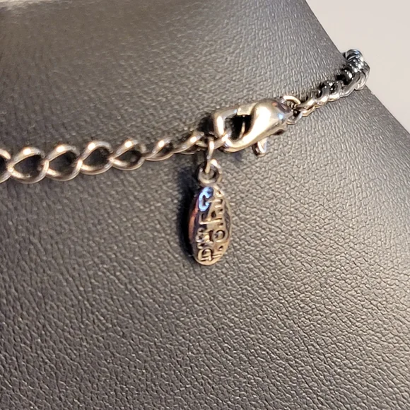 Cameo Pendant With Deep Blood Red Crystals Gunmetal-tone Choker Necklace PoFJ - Picture 12 of 16